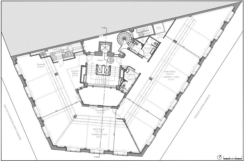 Bureau Paris 3305m² Location bureau Paris OLBUR2310558 6